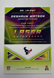 Texans Deshaun Watson 2020 Panini 05/10 Gold Laser Autographed Single Card