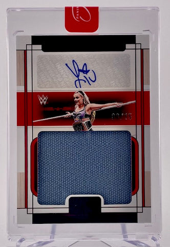 WWE Liv Morgan 2024 Panini Three Count No.MM-LVM #06/15 Autographed Relic Single Card