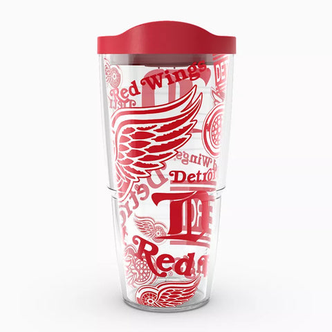 Red Wings 24oz All Over Tervis w/ Lid