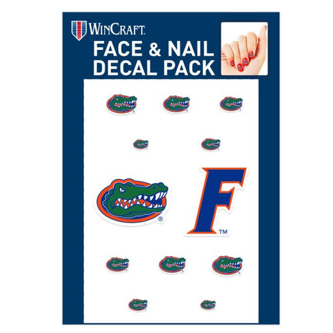 Gators Nail Cals - Face and Nail Decal Pack