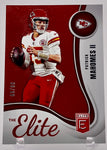 Chiefs Patrick Mahomes 2025 Panini Donruss Elite No.9 #36/99 Single Card