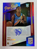 Thunder Theo Maledon 2020-21 Panini Donruss Elite No.PP-THM #06/49 Autographed Rookie Single Card