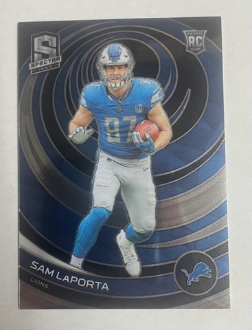 Lions Sam LaPorta 2023 Panini Spectra No.139 Rookie Single Card