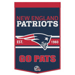 Patriots 24"x38" Wool Banner Slogan