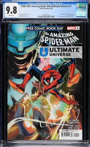 FCBD 2025: Amazing Spider-Man/Ultimate Universe Issue #1 June 2025 CGC Graded 9.8 Comic Book