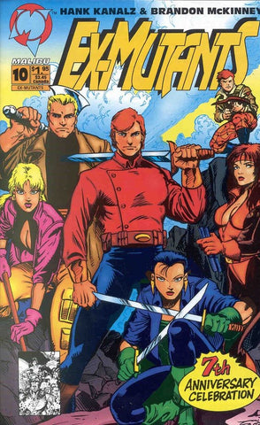 Ex-Mutants Issue #5 August 1993 Comic Book
