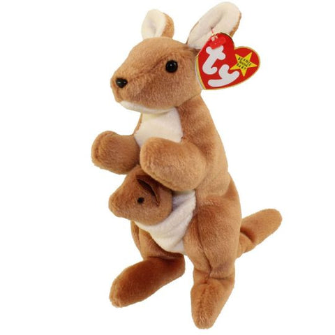 TY Beanie Baby 7" - Pouch the Kangaroo 1996