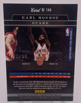 Knicks Earl Monroe 2011 Panini Black Box No.144 #72/99 Relic Single Card