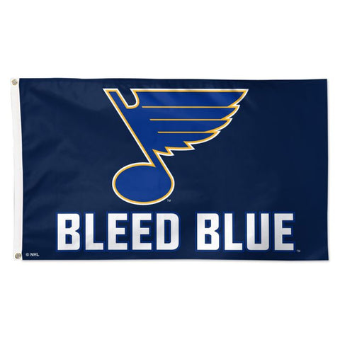 Blues 3x5 House Flag Deluxe Slogan