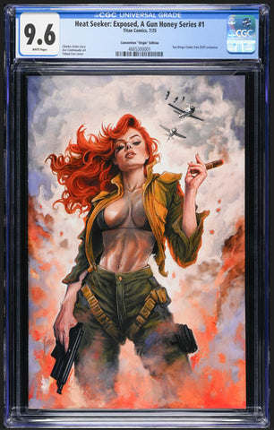 Heat Seeker: Exposed, A Gun Honey Series Issue #1 July 2025 SDCC Virgin Exclusive CGC Graded 9.6 Comic Book