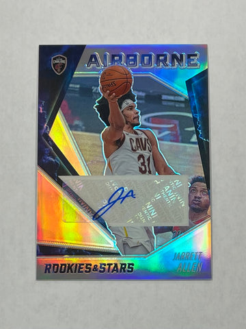 Cavaliers Jarrett Allen 2020-21 Panini Chronicles Rookies & Stars No.AIR-JAL Autographed Single Card