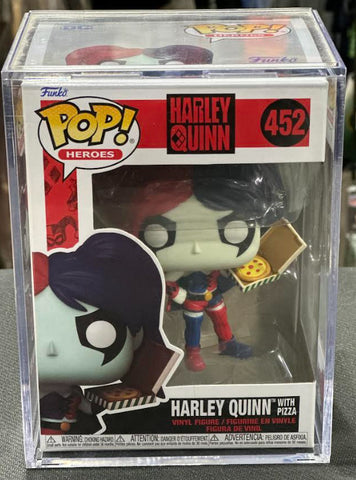 Funko Pop! Vinyl: DC Heroes – Harley Quinn 30th Anniversary - Harley with Pizza #452 w/ Case