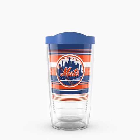 Mets 16oz Hype Stripes Tervis w/ Lid