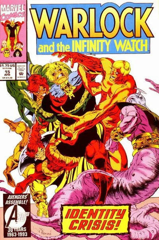 Warlock and the Infinity Watch Issue #15 April 1993 Comic Book