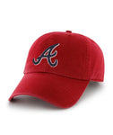 Braves Hat 47' Clean Up Adjustable Red