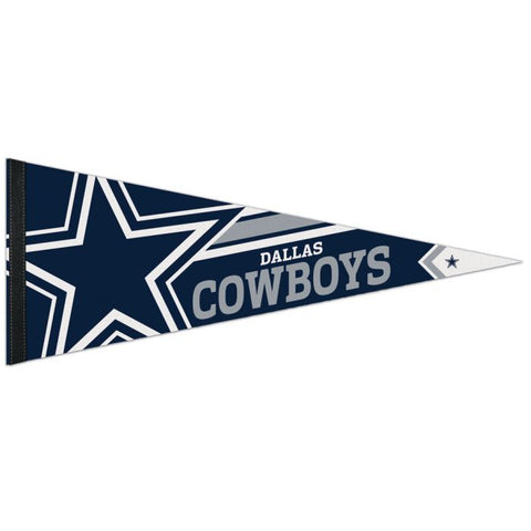 Cowboys Triangle Pennant Premium Rollup 12"x30"