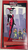 2005 Barbie Doll -  DC Comics Harley Quinn 12" Figure w/ Keychain (Damaged Box)