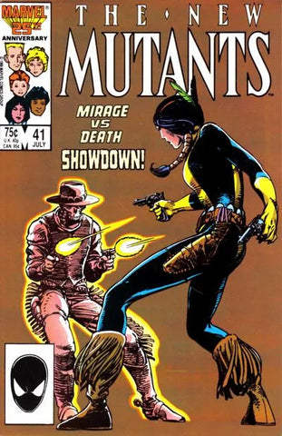 The New Mutants Issue  #41 July 1986  Comic Book