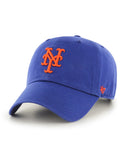 Mets Hat 47' Clean Up Adjustable Blue