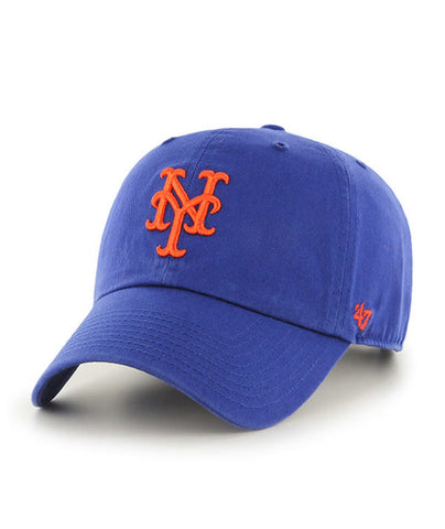 Mets Hat 47' Clean Up Adjustable Blue