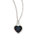 Marlins Necklace w/ 3D Heart