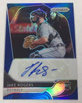 Tigers Jake Rogers 2020 Panini Prizm #27/99 Autographed Rookie Blue Prizm Single Card