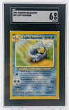 Pokémon #52 Light Vaporeon 2002 Neo Destiny No. 52/105 SGC Graded 6 Single Card