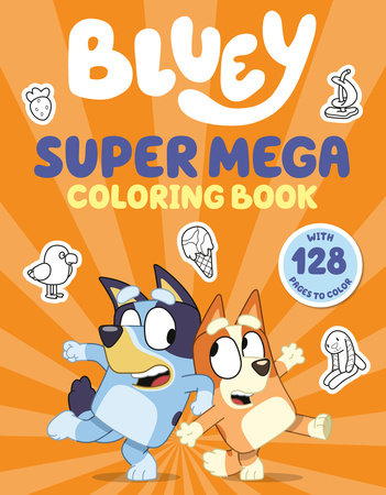 Super Mega Coloring Book: Bluey