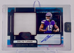 Vikings Dallas Turner 2024 Panini One No.90 #24/49 Autographed Relic Rookie Single Card