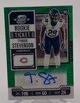 Bears Tyrique Stevenson 2023 Panini Contenders Optic No.203 #21/30 Autographed Rookie Single Card