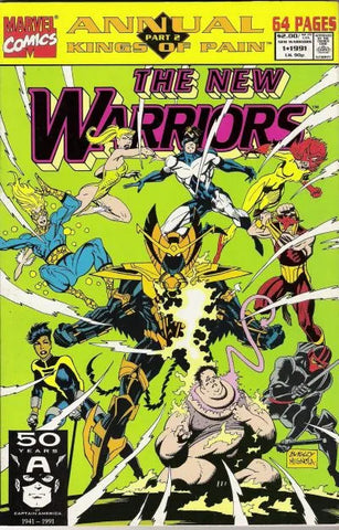 The New Warriors Issue #1 Annual 1991 Comic Book