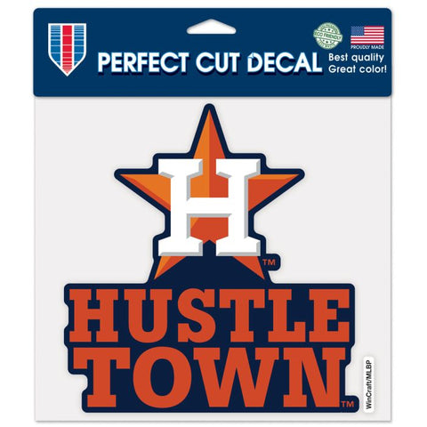 Astros 8x8 DieCut Decal Color Slogan