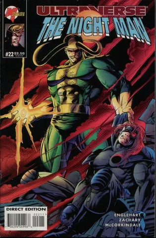 The Night Man Issue #22 July 1995 Comic Book