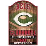 Reds Wood Sign 11x17 Clubhouse