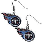 Titans Earrings Dangle Chrome