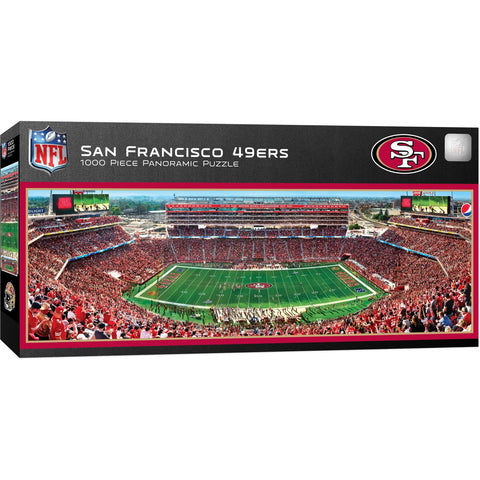 49ers 1000-Piece Panoramic Puzzle Center View