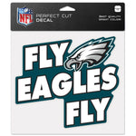 Eagles 8x8 DieCut Decal Color Slogan