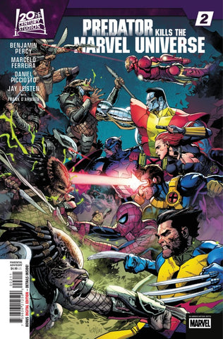 Predator Kills the Marvel Universe Issue #2 September 2025 Cover A Comic Book