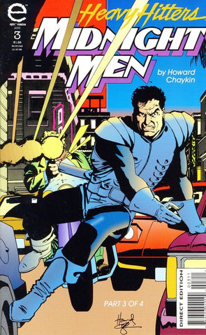 Midnight Men Issue #3 August 1993 Comic Book