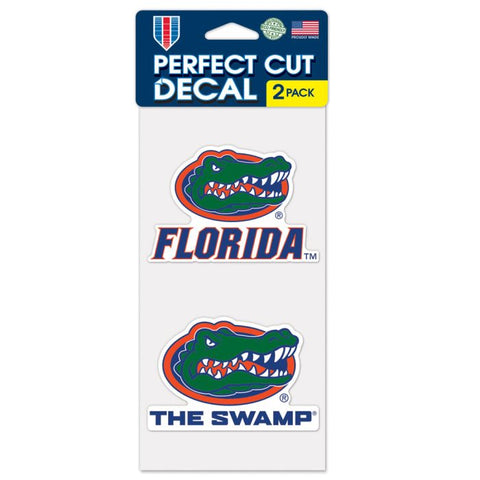 Gators 4x8 2-Pack Decal Slogan and Logo