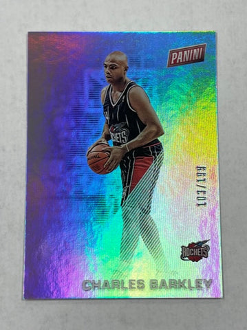 Rockets Charles Barkley 2022 Panini Father's Day No.20 #103/199 Single Card