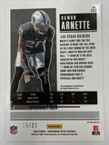 Raiders Damon Arnette 2020 Contenders Optic No. 152 #15/21 Autographed Rookie Single Card