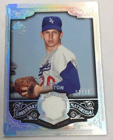 Dodgers Don Sutton 2006 SP Legendary Cuts #02/15 Relic very rare Single Card