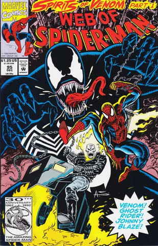 Spider-Man: Web of Issue #95 December 1992 Comic Book