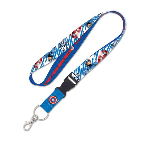 Captain America Marvel Lanyard Reversible