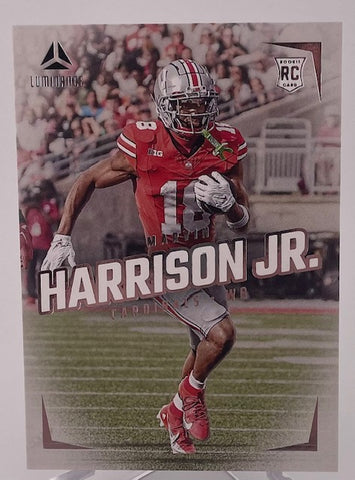 Cardinals/Ohio St Marvin Harrison Jr 2024 Panini Luminance No.104 Rookie Single Card