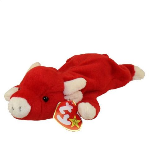 TY Beanie Baby 9" - Snort the Bull 1995