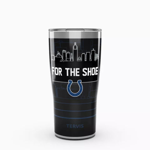 Colts 20oz Slogan Stainless Steel Tervis w/ Slider Lid