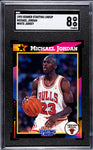 Bulls Michael Jordan 1992 Kenner Starting Lineup "White Jersey" SGC Graded 8 Single Card (2763875)