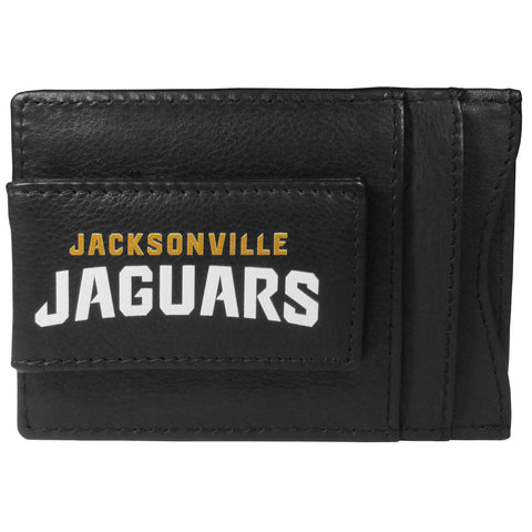 Jaguars Leather Cash & Cardholder Magnetic Name